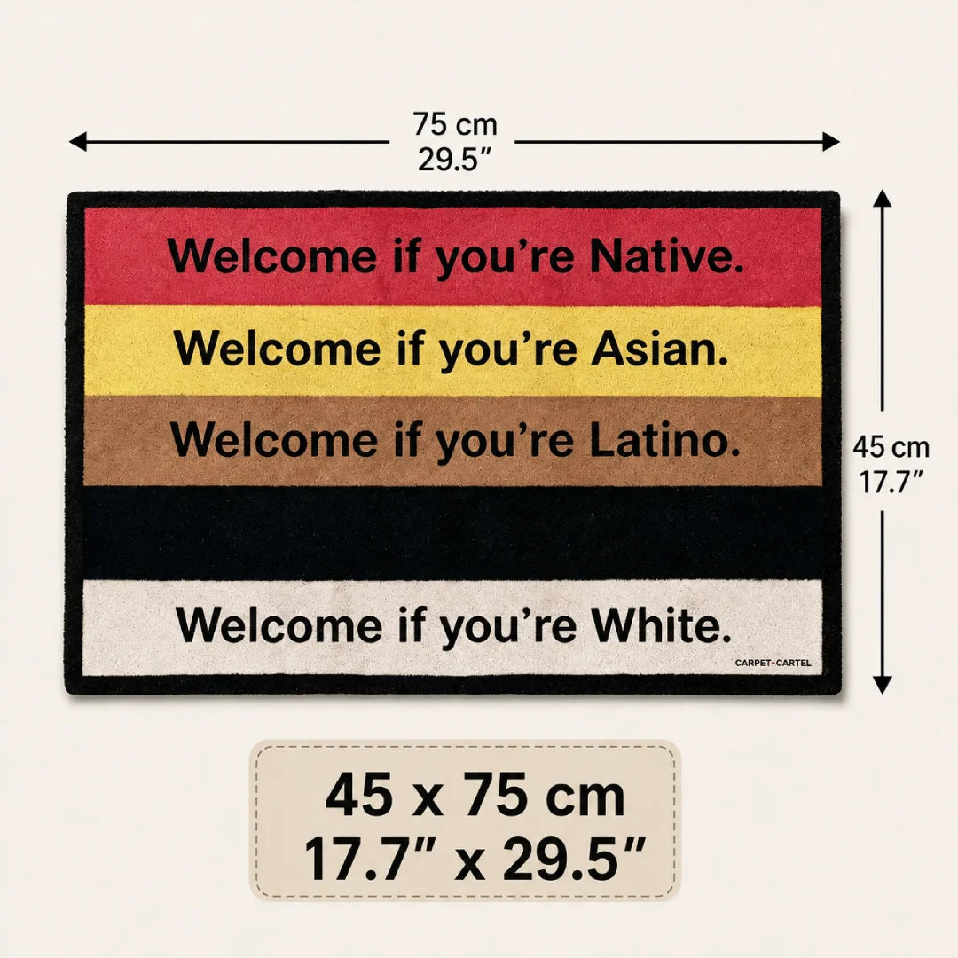 "Welcome if you're" Doormat